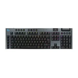 Logitech G Clavier Gamer Sans Fil G915 X AZERTY Noir avec Switches Mécaniques Clicky