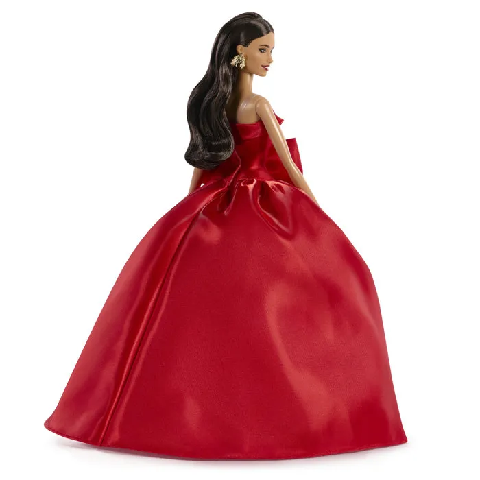 Barbie Poupée Joyeuses Fêtes Châtain JJX67 Édition Spéciale