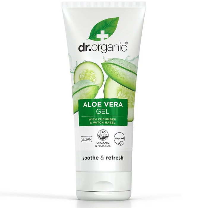 Dr. Organic Gel d'Aloe Vera organique au concombre et calendula, 200 ml