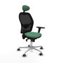 Piqueras y Crespo Chaise de Bureau Jorquera 3D086G1 Vert émeraude