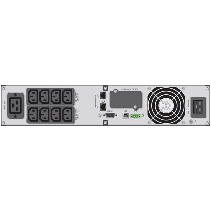 PowerWalker VI 3000RT LCD - 3000VA/2700W Rack & Tower Noir