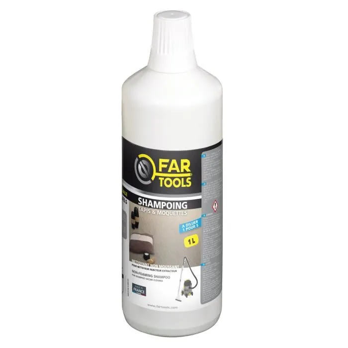 Fartools - Shampoing Moquette Parfumé, Universel, pour Aspirateur Shampouineur, Nettoyant Détergent Fartools - Shampoing Moquette Parfumé, Universel, pour Aspirateur Shampouineur, Nettoyant Détergent