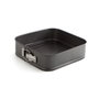Quid Moule Carré Démontable Acier Pintado Sweet Grey 24 cm (12 Unités)