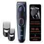 Braun HC5350 Tondeuse à cheveux électrique pour hommes et femmes, longueurs de coupe réglables, couleur bleue