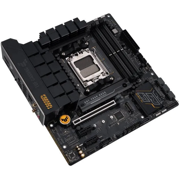 ASUS TUF GAMING B650M-E WiFi - Carte mère micro ATX AMD B650 Socket AM5 pour Ryzen 7000 - DDR5, Wi-Fi 6, 2.5 Gb Ethernet