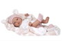 Muñecas Arias Muñeca Elegance Aria Rosa 38 cm - Poupée poids avec corps en vinyle et couverture - Fille