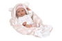 Muñecas Arias Muñeca Elegance Aria Rosa 38 cm - Poupée poids avec corps en vinyle et couverture - Fille