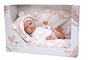Muñecas Arias Muñeca Elegance Aria Rosa 38 cm - Poupée poids avec corps en vinyle et couverture - Fille