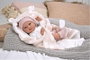 Muñecas Arias Muñeca Elegance Aria Rosa 38 cm - Poupée poids avec corps en vinyle et couverture - Fille