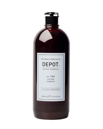 Depot Complexe botanique No. 104 Shampooing pour neutraliser les tons jaunes cheveux d'homme 1000 ml