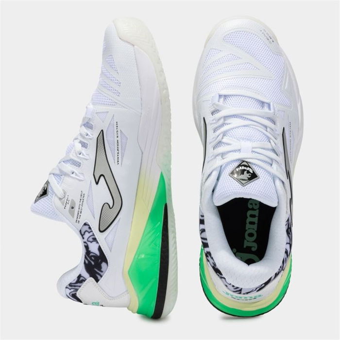 Chaussures de Padel pour Adultes Joma Sport Spin 2502 Blanc L