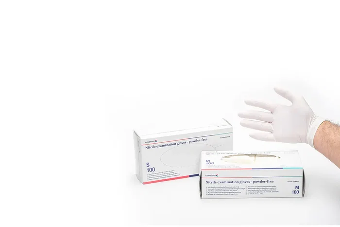 Covetrus Gants d'examen en nitrile sans poudre blanc Taille L (100 unités) Covetrus Gants d'examen en nitrile sans poudre blanc Taille L (100 unités)