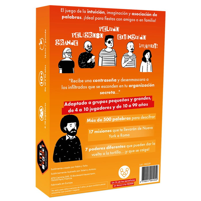La Caja LCLS01ES Little Secret Jeu de Société PEGI 10 - Jeu de Plateau Familial, 3 à 9 Joueurs, 15 Min