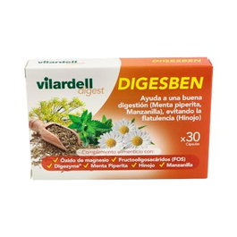 VILARDELL DIGEST DIGESBEN 30 capsules