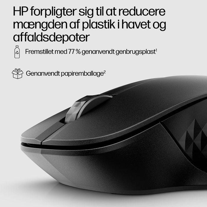 HP Souris sans fil 430 - Souris ergonomique multi-périphériques avec capteur multi-surface, boutons programmables et autonomie 24 mois