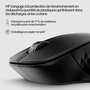HP Souris sans fil 430 - Souris ergonomique multi-périphériques avec capteur multi-surface, boutons programmables et autonomie 24 mois