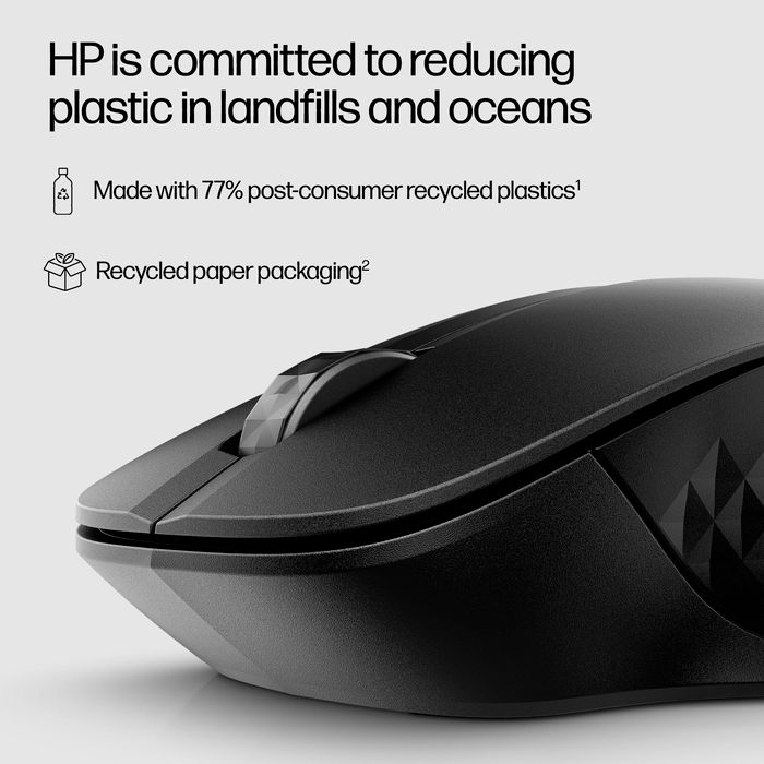 HP Souris sans fil 430 - Souris ergonomique multi-périphériques avec capteur multi-surface, boutons programmables et autonomie 24 mois