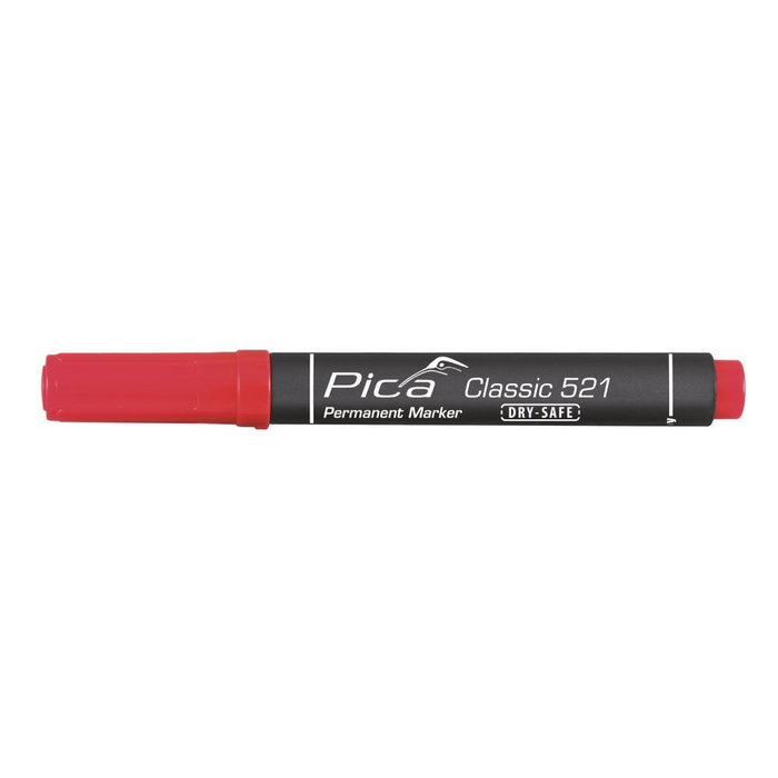 Pica Marqueur permanent de type pinceau rouge Pica Marqueur permanent de type pinceau rouge