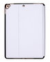 Elbe FU-004 Funda iPad 10.2" 2020, Housse de Protection en TPU et Tissu PU Résistante avec Compartiment pour Apple Pencil, Couleur Argentée