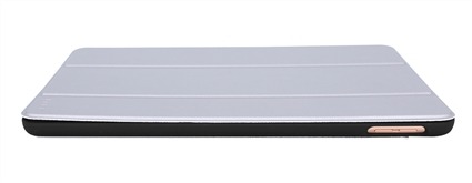 Elbe FU-004 Funda iPad 10.2" 2020, Housse de Protection en TPU et Tissu PU Résistante avec Compartiment pour Apple Pencil, Couleur Argentée