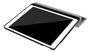 Elbe FU-004 Funda iPad 10.2" 2020, Housse de Protection en TPU et Tissu PU Résistante avec Compartiment pour Apple Pencil, Couleur Argentée