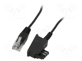 GOOBAY Câble téléphonique RJ11 vers TAE F, 3m, Noir