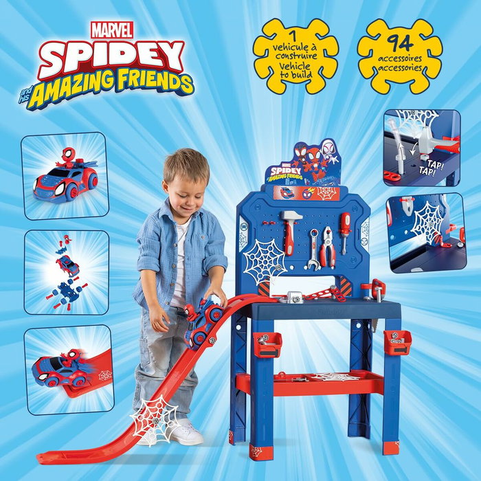 Smoby Établi Bricolo Spidey Disney Marvel