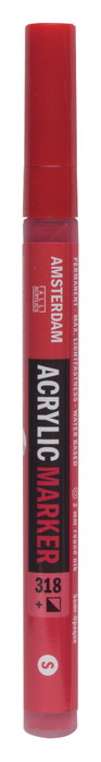 Amsterdam Marqueur Acrylique 2 mm Carmin 318 Amsterdam Marqueur Acrylique 2 mm Carmin 318