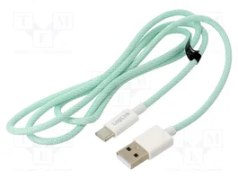 LOGILINK Câble USB 2.0 USB A vers USB C 1m vert