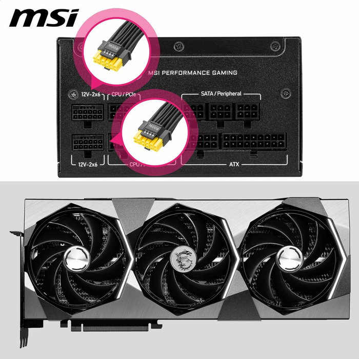 Bloc d’Alimentation MSI MPG A1000GS PCIE5 1000 W 80 Plus Gold ATX
