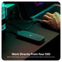 Hyper HD5001G - Boîtier SSD USB4 40Gbps pour M.2 NVMe PCIe 3/4 jusqu'à 4TB - 140x60x21mm - 260g