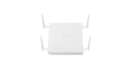 Lancom Systems LANCOM LX-6402 Point d'accès Wi-Fi 6 (802.11ax) 4x4 MU-MIMO, Dual-Band 2.4/5 GHz jusqu'à 3550 Mbps, 1x 2.5GE PoE+, 1x GE, 4 antennes externes