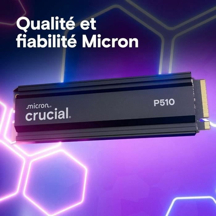 Disque dur Crucial P510 2 TB SSD