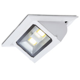 Spot Downlight LED Rectangulaire 40W 3 600Lm 6000K Inclinable