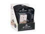 Giftdecor Horloge Adhésive 60 cm Chiffres Brillants Noir (Set de 12)