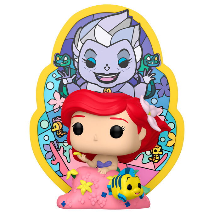 Funko Pop! Deluxe La Petite Sirène Ariel (Ursula Stained Glass) figurine de collection en vinyle
