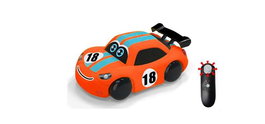 Ninco Coche Radio ControlTubby Zippy Racing - Voiture télécommandée 2,4 GHz pour enfant à partir de 3 ans avec design doux au toucher