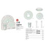 Set de vaisselle pour enfants Miffy Menta (5 Pièces)