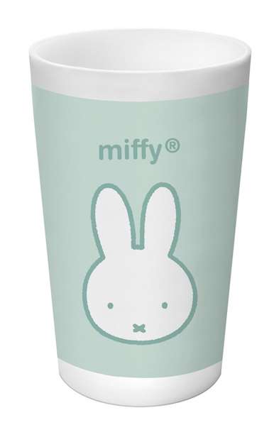 Safta Set d'assiettes, couverts et verre Miffy Menthe 26x26x9 cm pour enfant à partir de 3 ans