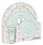Safta Set d'assiettes, couverts et verre Miffy Menthe 26x26x9 cm pour enfant à partir de 3 ans