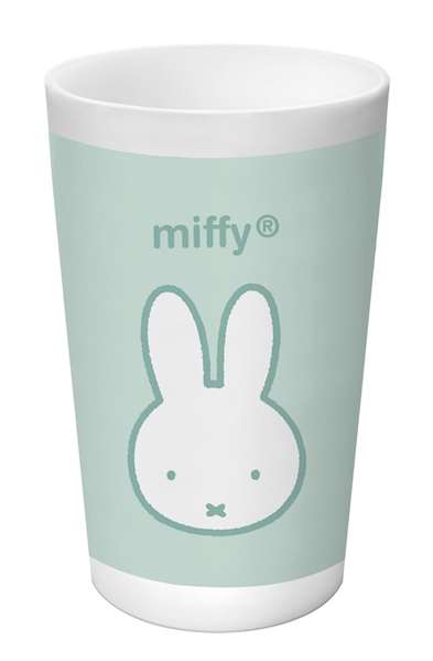 Safta Set d'assiettes, couverts et verre Miffy Menthe 26x26x9 cm pour enfant à partir de 3 ans