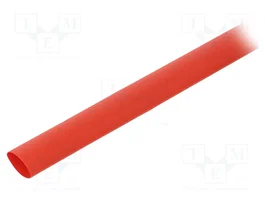 BBC CELLPACK Tuyau thermorétractile rouge 12,7mm