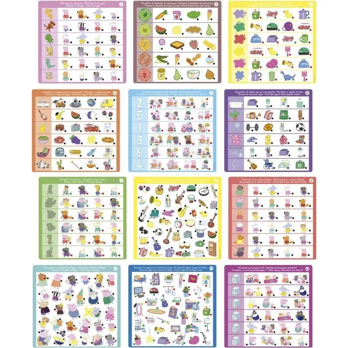 Educa - Conector Junior - Jeu éducatif électronique Peppa Pig - Apprentissage interactif avec son et lumière - Questions-réponses - Dès 3 ans