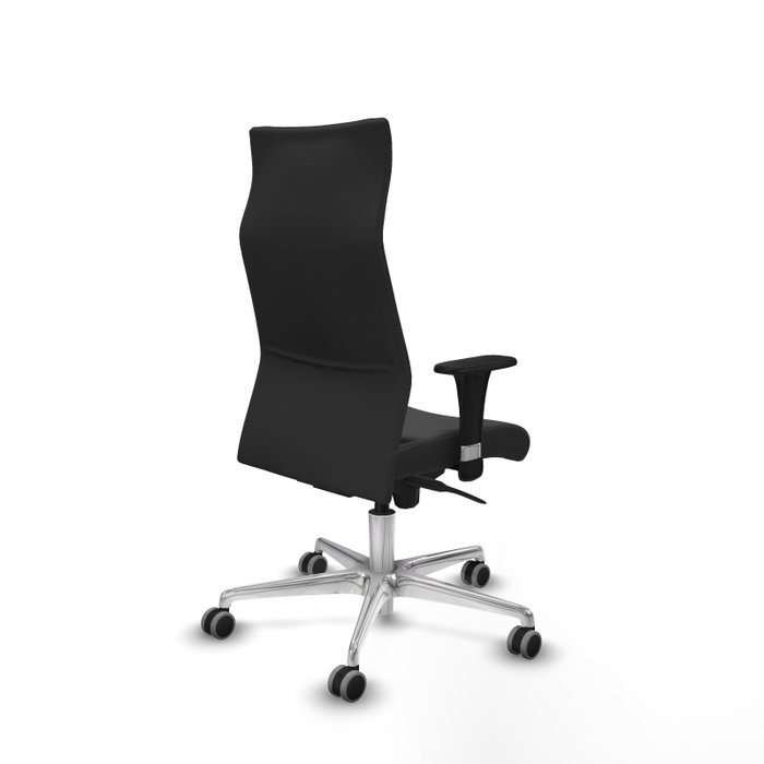 Piqueras Y Crespo Fauteuil Albacete Gris Foncé avec Mécanisme Synchrone et Base Aluminium