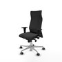 Piqueras Y Crespo Fauteuil Albacete Gris Foncé avec Mécanisme Synchrone et Base Aluminium