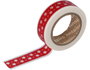Innspiro Cinta masking tape Washi étoiles rouges 15mm x 10m