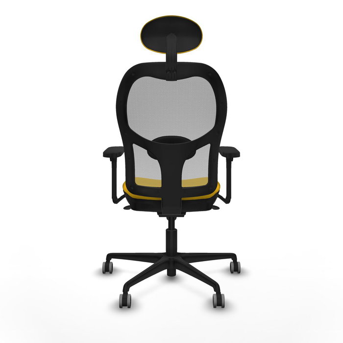 Piqueras y Crespo Chaise de Bureau avec Appui-tête 3D036G1 Jaune Piqueras y Crespo Chaise de Bureau avec Appui-tête 3D036G1 Jaune