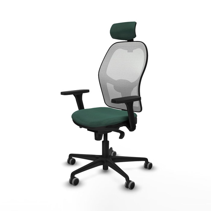 Piqueras y Crespo Chaise de Bureau avec Appui-tête Jorquera 3D036G2 Vert