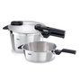 Fissler 60241011000/0 Set Vitaquick Premium - 2 Casseroles (2,5 + 4,5 litres, 22 cm) - Compatible tous feux dont induction