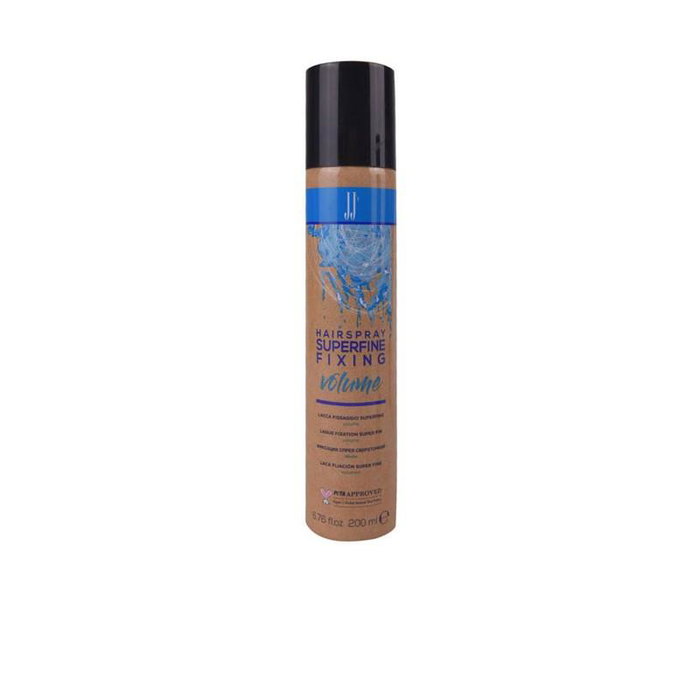 JJ Laque professionnelle Superfine Fixing Volume - Légère, volume naturel, finition flexible - Hairspray 200 mL JJ Laque professionnelle Superfine Fixing Volume - Légère, volume naturel, finition flexible - Hairspray 200 mL